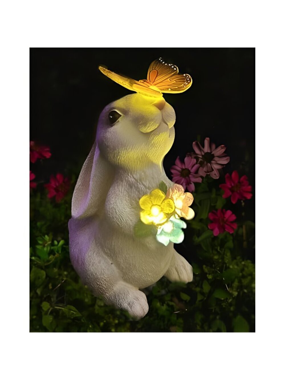 Solar Garden Statues Outdoor Decor- Yard Decorations for Patio, Balcony